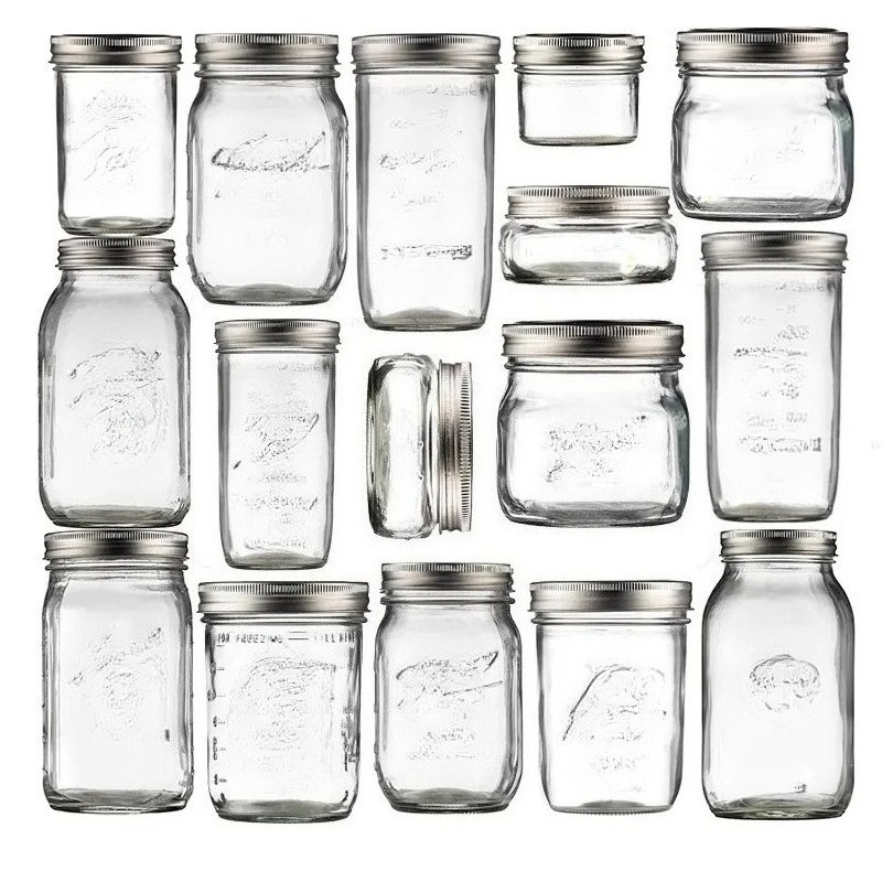 Meal Prep Jar Salad - 1 Barattolo Mason con Coperchio, Vasetto