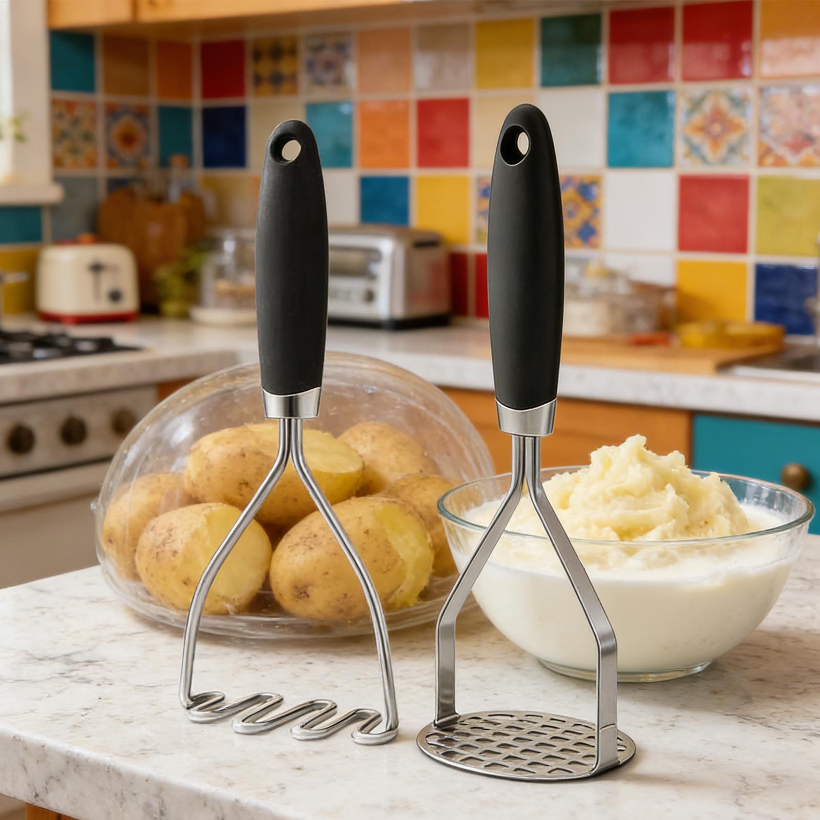 Meal Prep Potatoes - Schiacciapatate Manuale, Utensile da Cucina Resistente