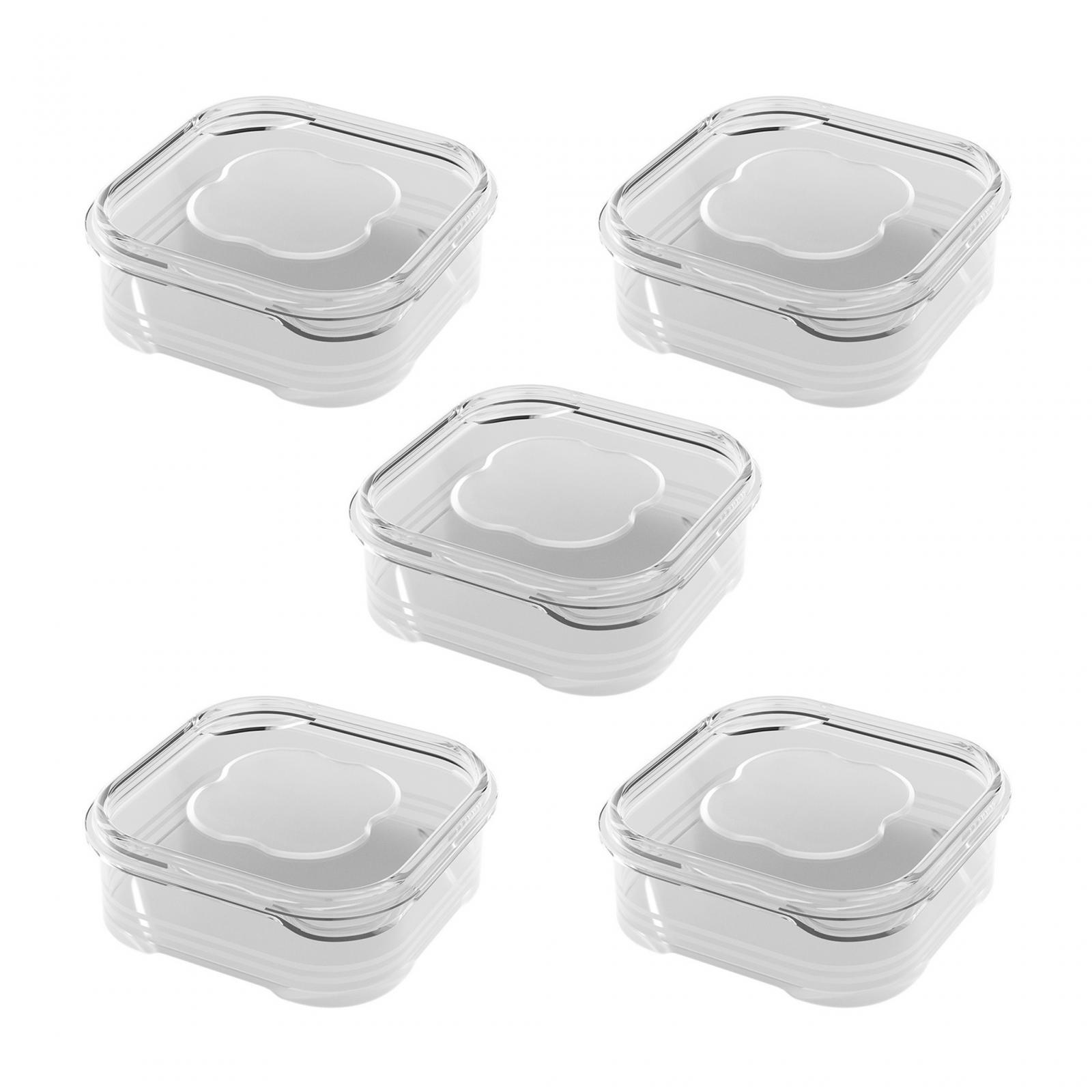 Meal Prep Seafood - 5 Contenitori per Alimenti per Frigorifero,