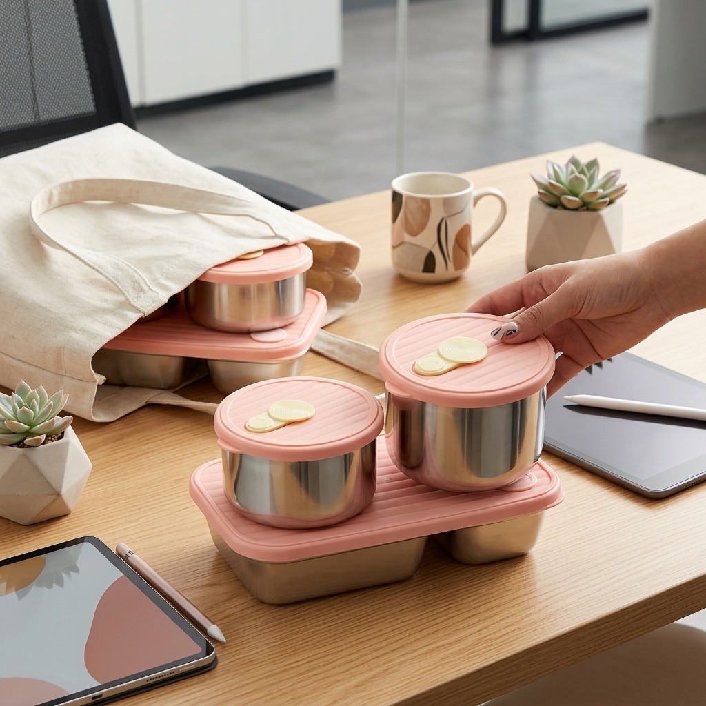 Meal Preparation - Set di Contenitori per Pranzo in