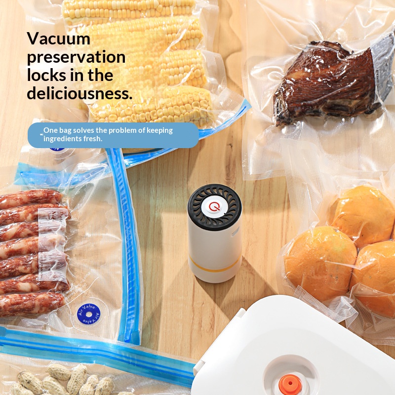 Meal Prep Vacuum Seal Containers - Mini Pompa Elettrica USB per Sottovuoto