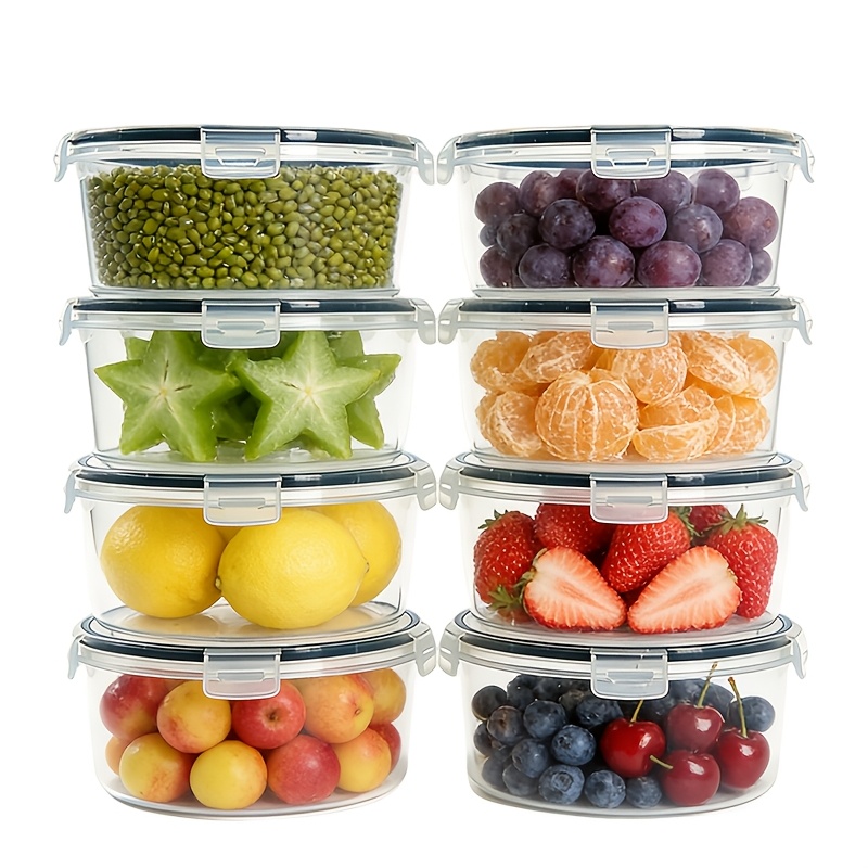 Meal Preparation - Set di 2/4/6/8 Contenitori Rotondi per