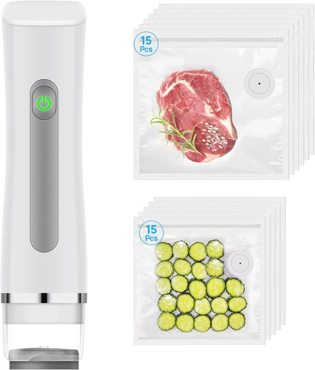 Meal Prep Vacuum Seal Containers - Sigillatrice Sottovuoto per Alimenti con Serbatoio