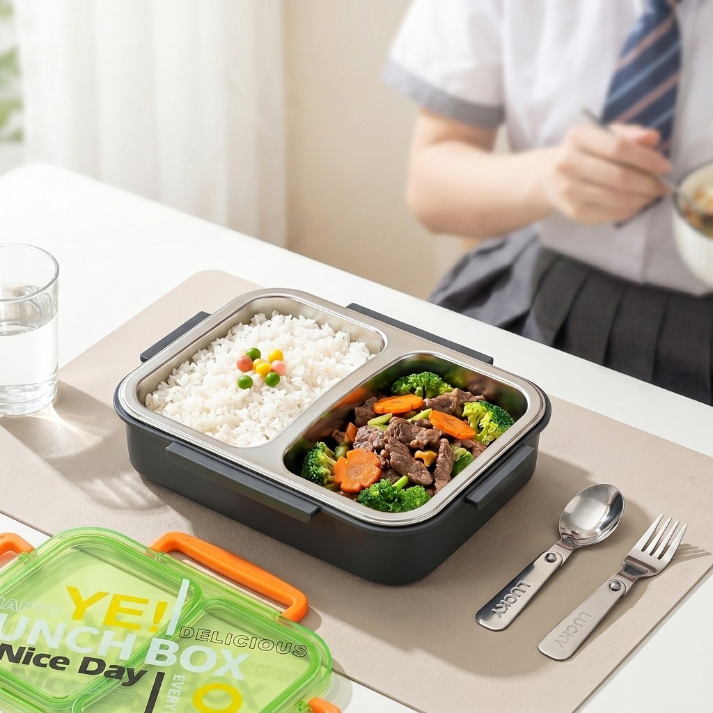 Meal Preparation - Contenitore per Pranzo in Acciaio Inox