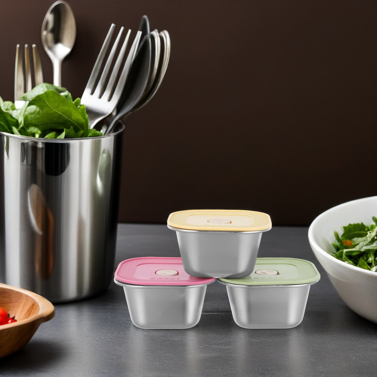 3 Contenitori per Snack in Acc - Meal Prep Container recensione e prezzo
