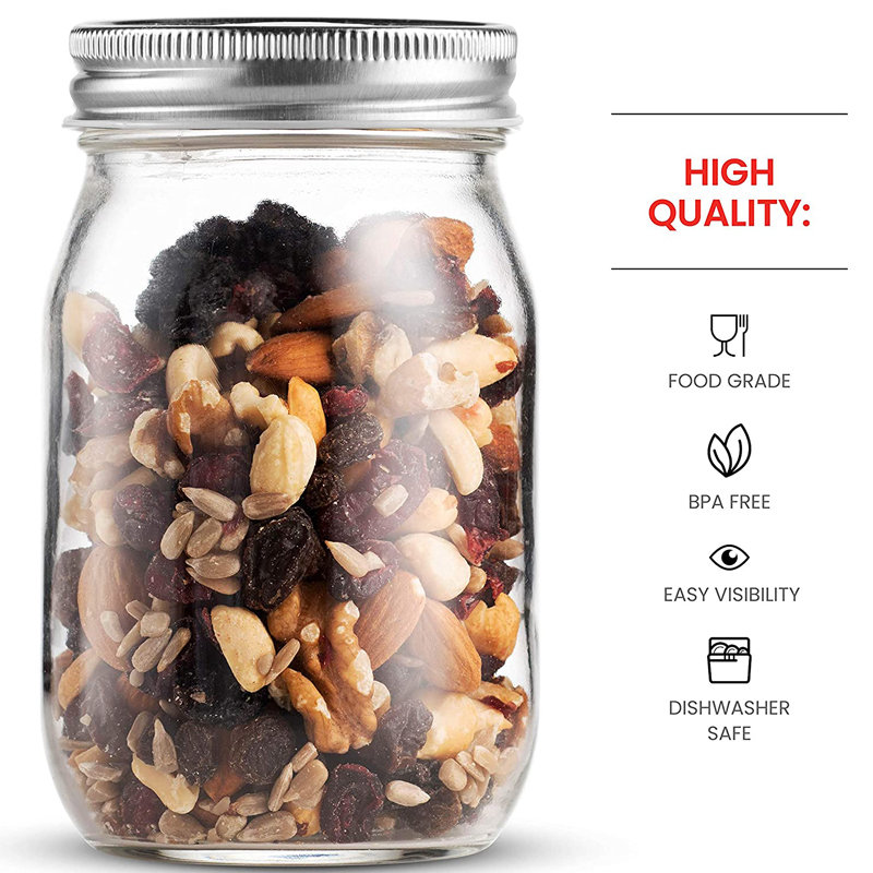 Barattoli di vetro a bocca nor - Meal Prep Jar Salad recensione e prezzo
