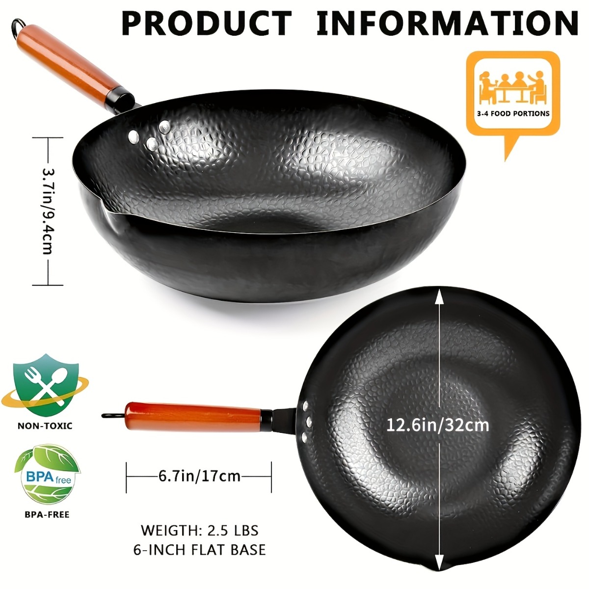 Set Wok in Ghisa da 12,6 Polli - Meal Prep Seafood recensione e prezzo