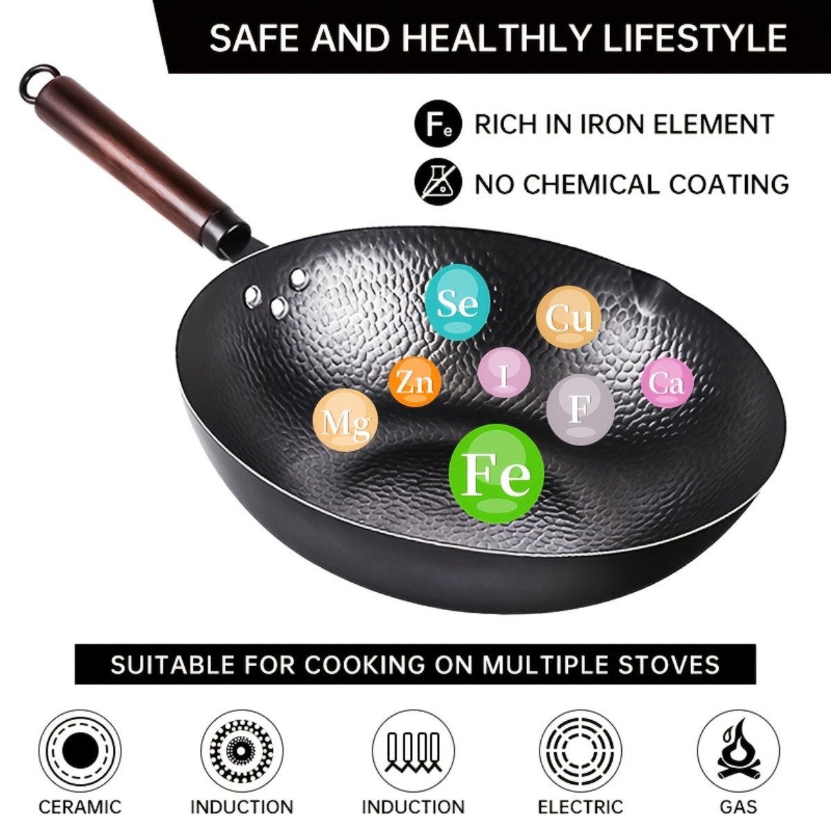 Set Wok in Ghisa da 12,6 Polli - Meal Prep Seafood recensione e prezzo