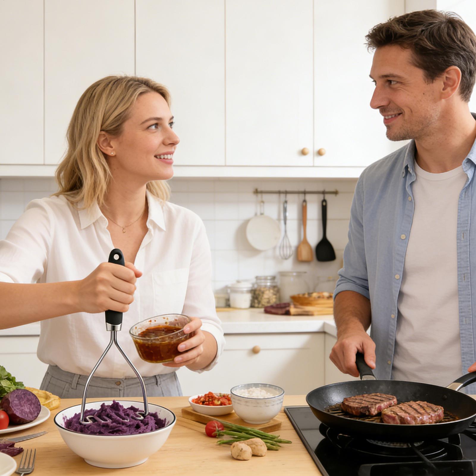 Schiacciapatate in Acciaio Ino - Meal Prep Potatoes recensione e prezzo