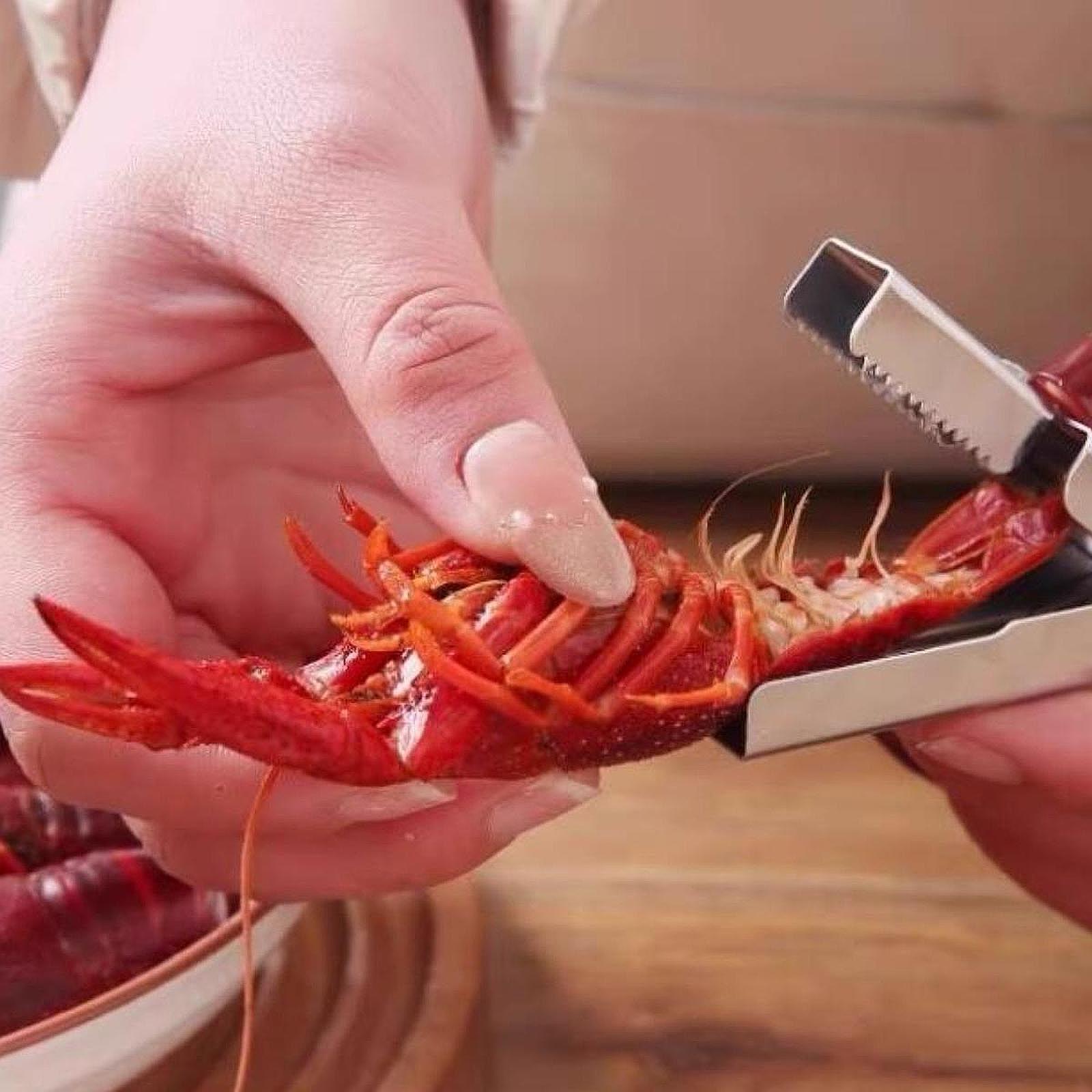 Sgusciatore di Gamberi in Acci - Meal Prep Seafood recensione e prezzo