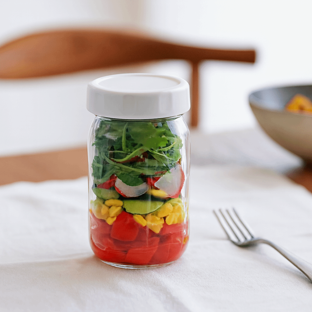 Set di 4 Barattoli in Vetro da - Meal Prep Jar Salad recensione e prezzo