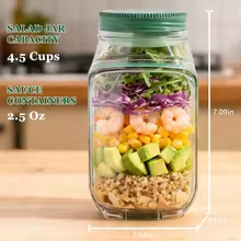 Contenitore Portatile per Insa - Meal Prep Jar Salad recensione e prezzo