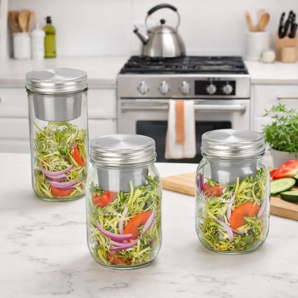 Barattoli in Vetro per Insalat - Meal Prep Jar Salad recensione e prezzo